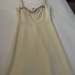 White SZ 4 silk mini dress off the rack